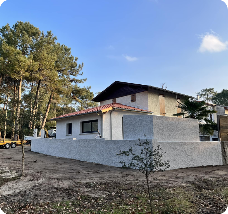 Réalisation de DOS Santos Maçonnerie à Tosse