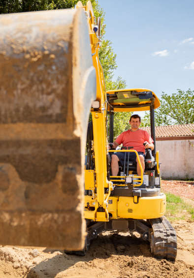 Excavation et fouilles profondes pour bassin piscine béton à Seignosse